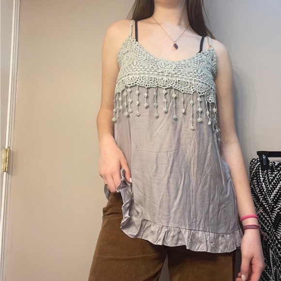 Grey Raindrop Top - Picture 1 of 2